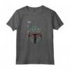 Star Wars Boba Fett Silhouette Helmet Fill Maglietta - Officially Licensed Apparel for Fans - 18STRW01103A-001