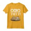 Odio Tutti - Maglietta Bradipo Divertente - Regalo Asociale per Compleanno - Frase Ironica Tee Shirt