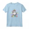 Sofia Unicorno Arcobaleno Maglietta - Design Personalizzato per Bambine - Regalo Compleanno a Tema Unicorno