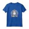 Sofia Unicorno Arcobaleno Maglietta - Design Personalizzato per Bambine - Regalo Compleanno a Tema Unicorno