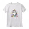 Sofia Unicorno Arcobaleno Maglietta - Design Personalizzato per Bambine - Regalo Compleanno a Tema Unicorno