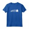 Evolution Of Meeple Board Gaming Meeples Maglietta - Fun Tabletop Gamer Tee - Ideal Christmas or Birthday Gift