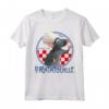 HapTiger Pixar Ratatouille Remy Chef Hat Portrait Maglietta - Officially Licensed Pixar Apparel for Fans of the Animated Film