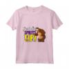 Masha and the Bear - Keep your spirits UP! Maglietta Ufficiale con Design Colorato