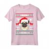 Buon Natale - Carlino Dolce Cane di Natale Maglietta - Regalo Divertente per Amanti dei Cani e Proprietari di Carlino
