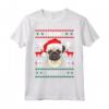 Buon Natale - Carlino Dolce Cane di Natale Maglietta - Regalo Divertente per Amanti dei Cani e Proprietari di Carlino