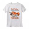 Panda Rosso T-shirt per Donne e Ragazze - Regalo Panda Rosso Maglietta - Maglietta Tema Panda Rosso per Compleanno o Natale
