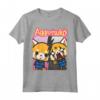 Maglietta Aggretsuko Split Personality - Licenza Ufficiale HapTiger - Perfetta per gli Appassionati di Anime