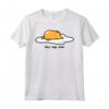 Posa dell'uovo pigro Gudetama Maglietta - Licenza Ufficiale HapTiger - Ideale per gli Appassionati di Gudetama