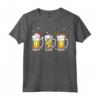 Birra Tazze Babbo Natale Elfo Renna Albero di Natale Bere Maglietta - Costume Divertente per le Feste di Natale - Regalo Unico per Uomini e Donne