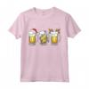 Birra Tazze Babbo Natale Elfo Renna Albero di Natale Bere Maglietta - Costume Divertente per le Feste di Natale - Regalo Unico per Uomini e Donne