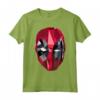 HapTiger Deadpool Abstract Floating Head Maglietta - Officially Licensed Apparel for Marvel Fans - Buy Online Now
