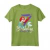 HapTiger The Little Mermaid Ariel 7th Birthday Princess Maglietta - Ideale per Compleanno - Abbigliamento Ufficiale