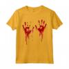 Impronta di Sangue a Mano - Costume Raccapricciante per Halloween - Maglietta Spaventosa