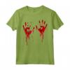 Impronta di Sangue a Mano - Costume Raccapricciante per Halloween - Maglietta Spaventosa