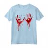 Impronta di Sangue a Mano - Costume Raccapricciante per Halloween - Maglietta Spaventosa
