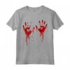 Impronta di Sangue a Mano - Costume Raccapricciante per Halloween - Maglietta Spaventosa