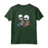 HapTiger Bart and Lisa Skeletons Treehouse of Horror Maglietta - Official Halloween Merchandise - Funny Simpsons Tee Shirts