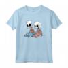 HapTiger Bart and Lisa Skeletons Treehouse of Horror Maglietta - Official Halloween Merchandise - Funny Simpsons Tee Shirts