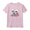 HapTiger Bart and Lisa Skeletons Treehouse of Horror Maglietta - Official Halloween Merchandise - Funny Simpsons Tee Shirts