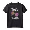 Donuts and Deadlifts - Funny Parody Workout Food Novità Camicia Maglietta - Ideale per Amanti delle Ciambelle e degli Allenamenti Divertenti