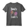 Donuts and Deadlifts - Funny Parody Workout Food Novità Camicia Maglietta - Ideale per Amanti delle Ciambelle e degli Allenamenti Divertenti