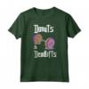 Donuts and Deadlifts - Funny Parody Workout Food Novità Camicia Maglietta - Ideale per Amanti delle Ciambelle e degli Allenamenti Divertenti
