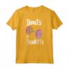 Donuts and Deadlifts - Funny Parody Workout Food Novità Camicia Maglietta - Ideale per Amanti delle Ciambelle e degli Allenamenti Divertenti