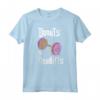 Donuts and Deadlifts - Funny Parody Workout Food Novità Camicia Maglietta - Ideale per Amanti delle Ciambelle e degli Allenamenti Divertenti