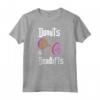 Donuts and Deadlifts - Funny Parody Workout Food Novità Camicia Maglietta - Ideale per Amanti delle Ciambelle e degli Allenamenti Divertenti