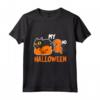 Bambino Il mio secondo Halloween pigro - Costume carino Gatto 2 anni Maglietta per Halloween - Regalo per Bambini