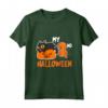 Bambino Il mio secondo Halloween pigro - Costume carino Gatto 2 anni Maglietta per Halloween - Regalo per Bambini