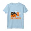Bambino Il mio secondo Halloween pigro - Costume carino Gatto 2 anni Maglietta per Halloween - Regalo per Bambini