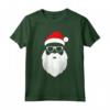 Natale Babbo Natale Maglietta - Design Natalizio con Sagoma di Babbo Natale - Ideale per Regali Festivi