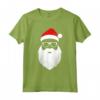 Natale Babbo Natale Maglietta - Design Natalizio con Sagoma di Babbo Natale - Ideale per Regali Festivi