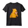 Divertente Carino Capybara mangiare cono di ghiaccio Gelato Sorbetto - Maglietta Regalo per Natale o Compleanno per Amanti degli Animali