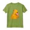 Divertente Carino Capybara mangiare cono di ghiaccio Gelato Sorbetto - Maglietta Regalo per Natale o Compleanno per Amanti degli Animali