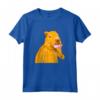 Divertente Carino Capybara mangiare cono di ghiaccio Gelato Sorbetto - Maglietta Regalo per Natale o Compleanno per Amanti degli Animali
