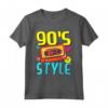 Stile anni '90 Vestito a Tema - Costume con Grafica a Cassetta - Maglietta Vintage per Feste Anni '90
