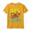 Stile anni '90 Vestito a Tema - Costume con Grafica a Cassetta - Maglietta Vintage per Feste Anni '90