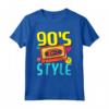 Stile anni '90 Vestito a Tema - Costume con Grafica a Cassetta - Maglietta Vintage per Feste Anni '90