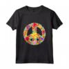 Flower Power - Segno retrò anni '60 anni '70 Camper Hippie Bus Maglietta - Ideale per gli Amanti della Cultura Hippie e del Vintage