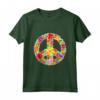 Flower Power - Segno retrò anni '60 anni '70 Camper Hippie Bus Maglietta - Ideale per gli Amanti della Cultura Hippie e del Vintage