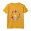 Flower Power - Segno retrò anni '60 anni '70 Camper Hippie Bus Maglietta - Ideale per gli Amanti della Cultura Hippie e del Vintage