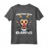 Greetings From Krampus - Camicia Germanic Christmas Demon Maglietta - Ideale per gli amanti del Folklore Natalizio e Regali Unici