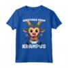 Greetings From Krampus - Camicia Germanic Christmas Demon Maglietta - Ideale per gli amanti del Folklore Natalizio e Regali Unici
