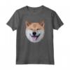 Happy Shiba Inu Shirt Doge Meme Smile Cane Furry T Shirt Rosa Maglietta - Divertente T-shirt Shiba Inu per gli Amanti dei Cani