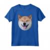 Happy Shiba Inu Shirt Doge Meme Smile Cane Furry T Shirt Rosa Maglietta - Divertente T-shirt Shiba Inu per gli Amanti dei Cani
