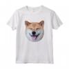 Happy Shiba Inu Shirt Doge Meme Smile Cane Furry T Shirt Rosa Maglietta - Divertente T-shirt Shiba Inu per gli Amanti dei Cani