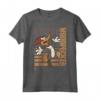 HapTiger Ha Ha Ha Jumping Poster Maglietta - Officially Licensed Apparel for Collectors - 19NVWP00012A Design